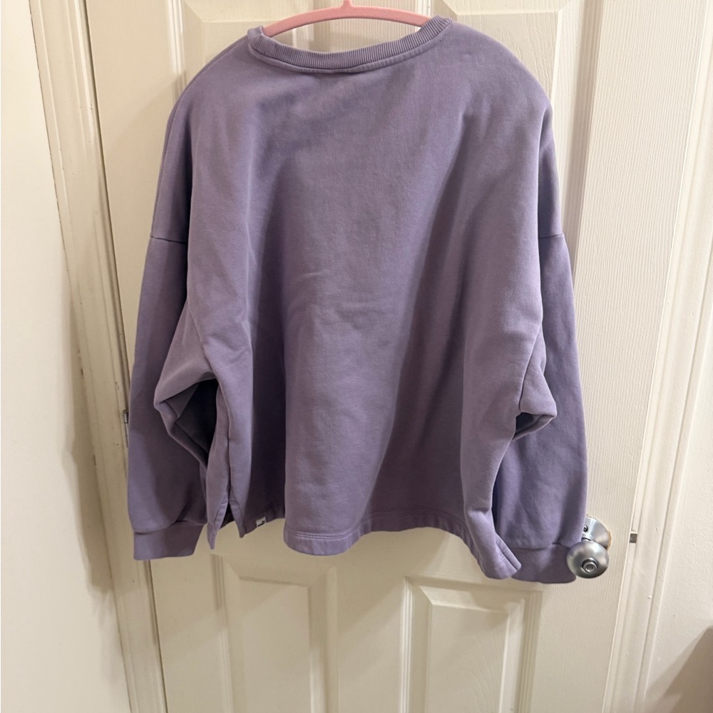 Puma Lavender Crewneck Sweatshirt - Picture 3 of 5